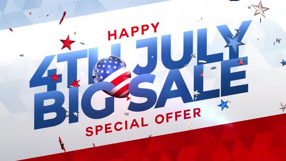 4th of July Summer Sale Special United States of America State 4K