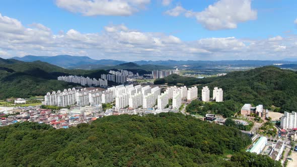 Korea Gumi City Wonho Ri Apartment Complex