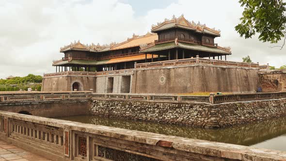 Imperial Royal Palace of Nguyen Dynasty in Hue Vietnam alt