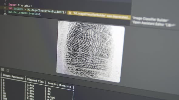 Fingerprints Biometry Analysis With Neural Network Machine Learning