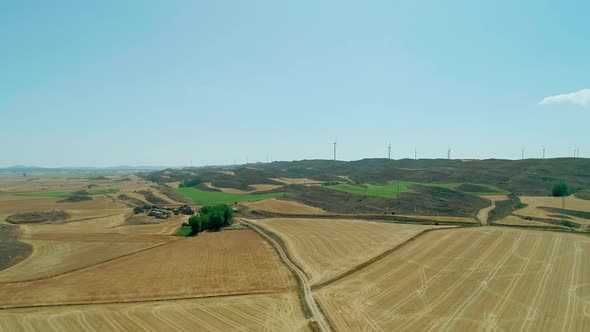 Flying Over The Fields Of Spain