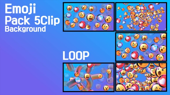Emoji Pack 5Clip Loop