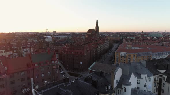 Stockholm City Church Aerial View