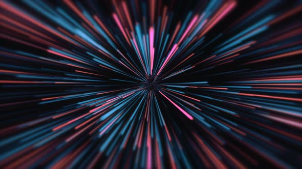 colorful light trails with motion blur background effect  4k animation