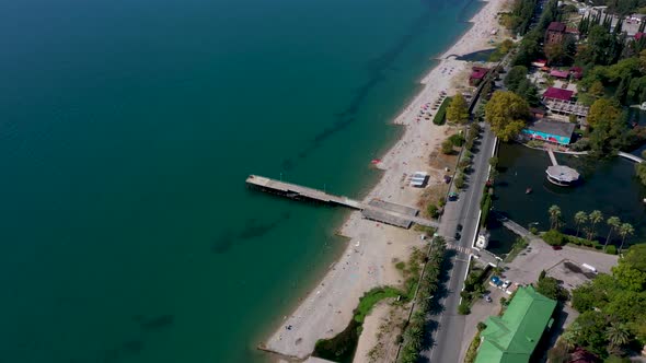 Aerovideo New Athos Novy Afon in Abkhazia alt