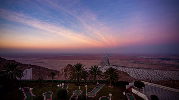Jebel Hafeet Al Ain Skyline Timelapse alt