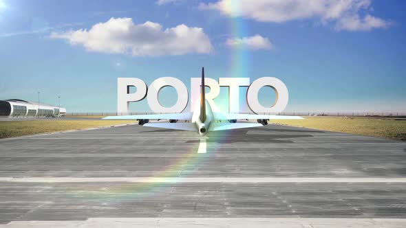 Commercial Airplane Landing Capitals And Cities   Porto