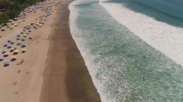 Aerial View Beach, Bali, Kuta alt