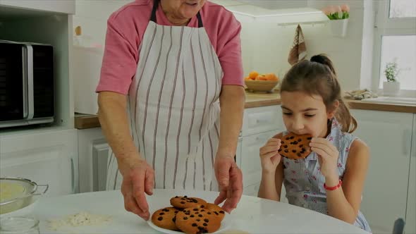 Grandmother and Child Made Cookies alt