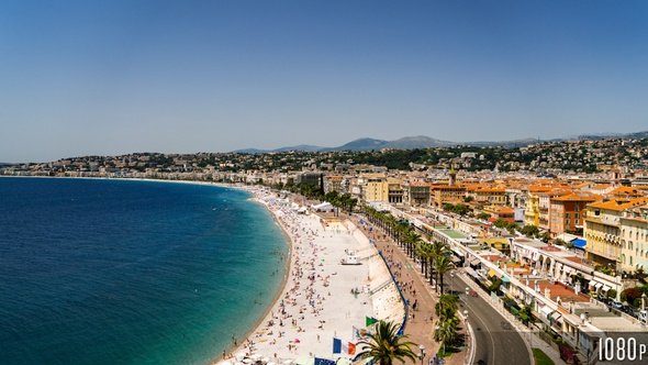 Time-lapse Aerial View of Nice France, Stock Footage | VideoHive