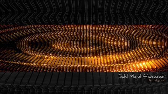Gold Metal Widescreen 8k Background
