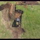 Loader and Excavator Dig Foundation Pit for New House According to Marking on Ground - VideoHive Item for Sale