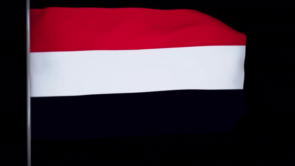Yemen Flag Animation 4k