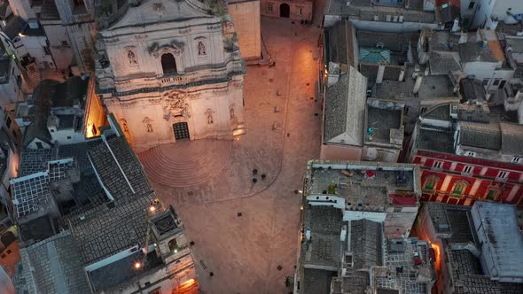 Aerial view of Martina Franca