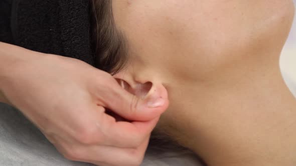 Spa Woman Facial Massage