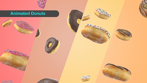 Falling Donut background