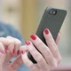 Close Up of Female Hand Using Smartphone Outdoor - VideoHive Item for Sale