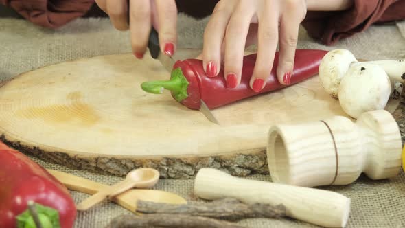 Julienne Cut Red Capia Pepper alt