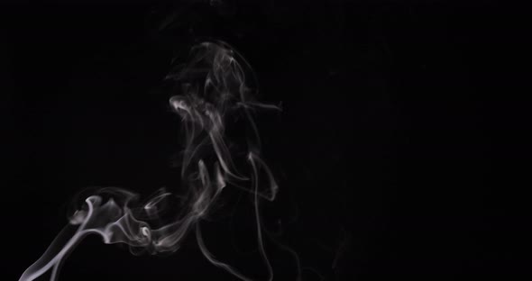 Long Smoke Billow - smoke rising from left to right with high density and turbulence.  alt