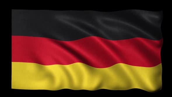 Waving Flag Of Germany