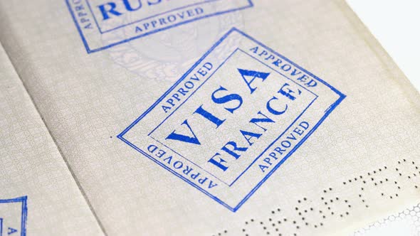 Put a Stamp in the Passport: France Visa, Canceled alt