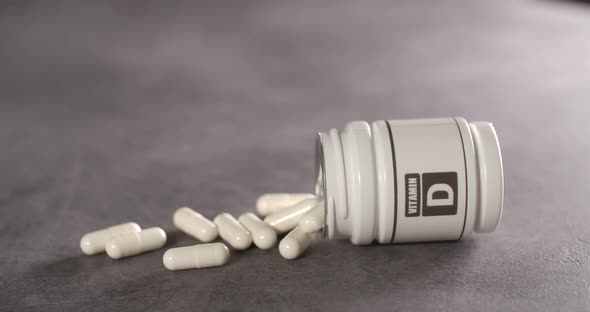 Vitamin D Capsules in a Small Box alt