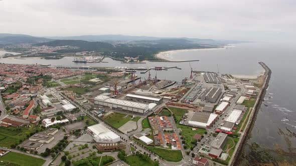 Shipyard of Viana do Castelo, Portugal, Stock Footage | VideoHive