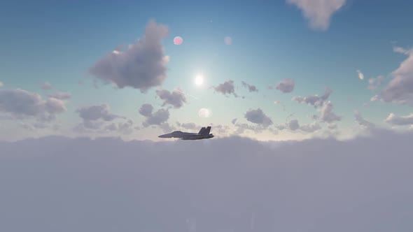 F18 Military Airplane alt