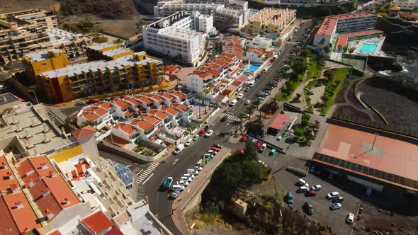 Puerto de Santiago in Tenerife, Spain
