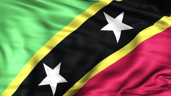 Saint Kitts and Nevis Flag alt