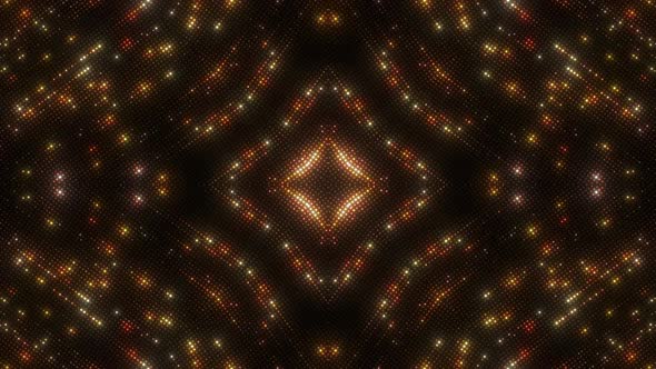 Glowing light pattern