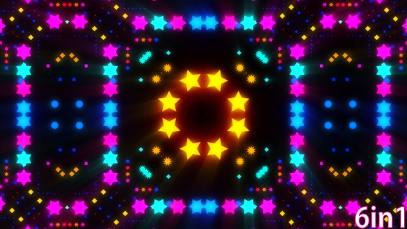 Vj Star Light Background