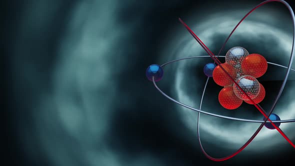 Atomic Particles Video Background  I