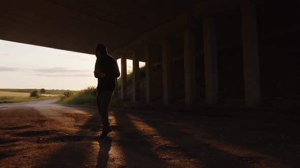 Slow Exercise Training Outdoor Beautiful Sunset alt