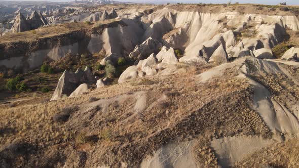 Cappadocia Landscape Aerial View. Turkey. Goreme National Park alt