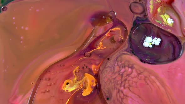 Abstract Colorful Fluid Paint Background 28