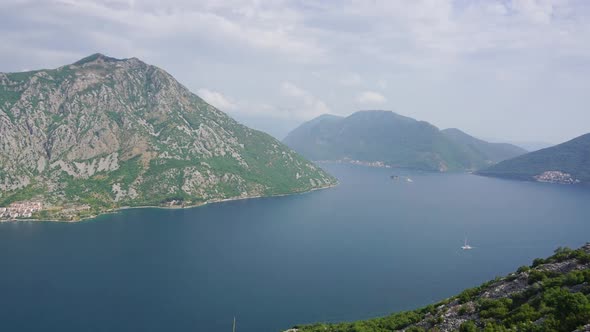 Kotor Bay and Mountains in Montenegro alt