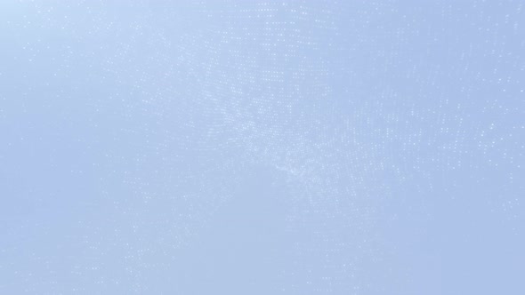 Glowing Particles Grid Flowing Clean Backdrop alt