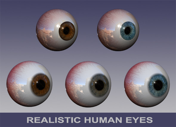 Dynamic Human Eyes - 3Docean 6753848
