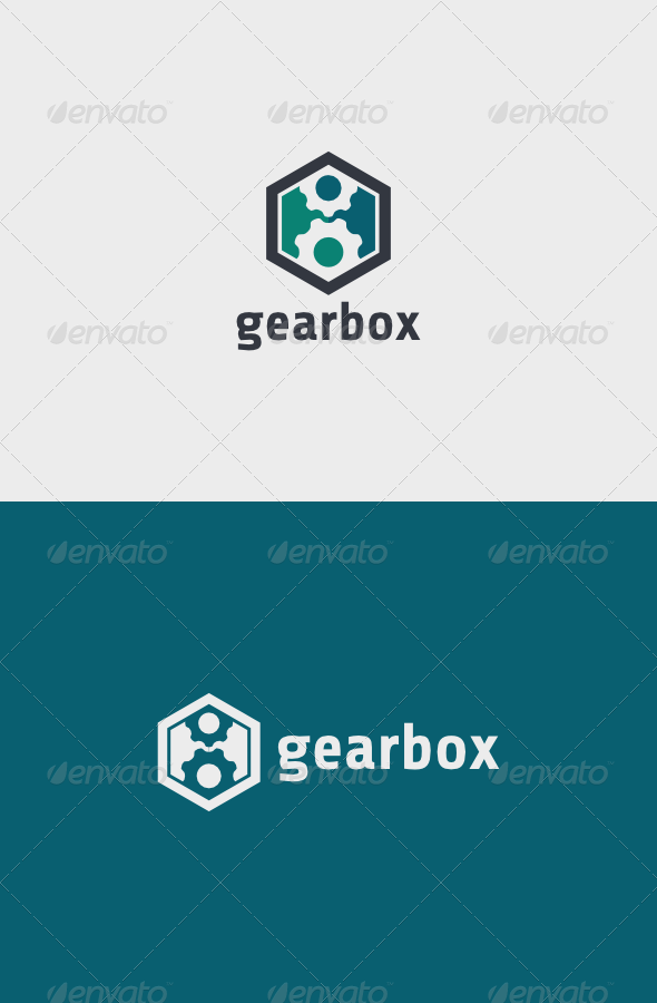 Gear Box Logo - Objects Logo Templates