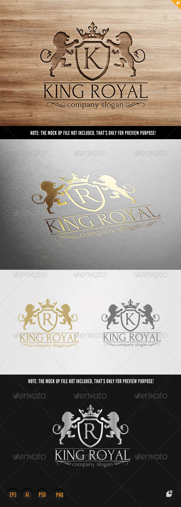 King Royal Logo - Crests Logo Templates