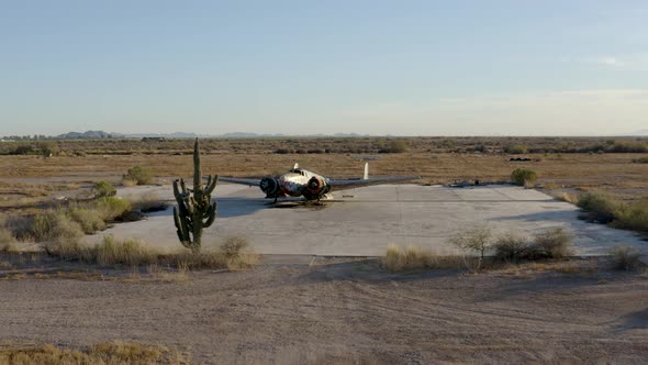 Abandoned Aircraft in the Desert Boneyard alt