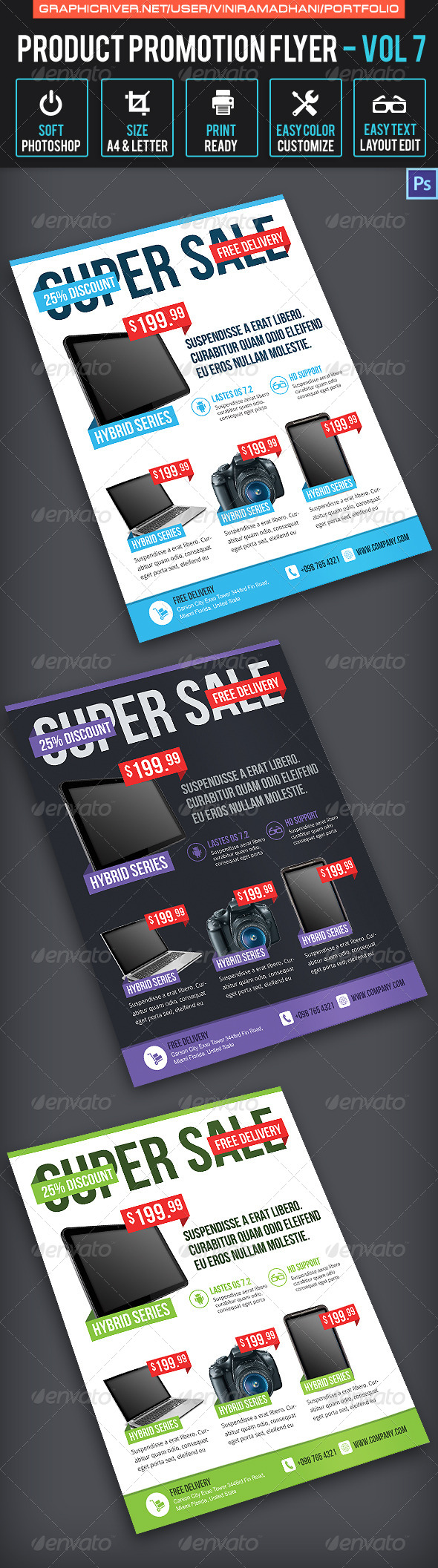 Product Promotion Flyer | Volume 7 - Commerce Flyers