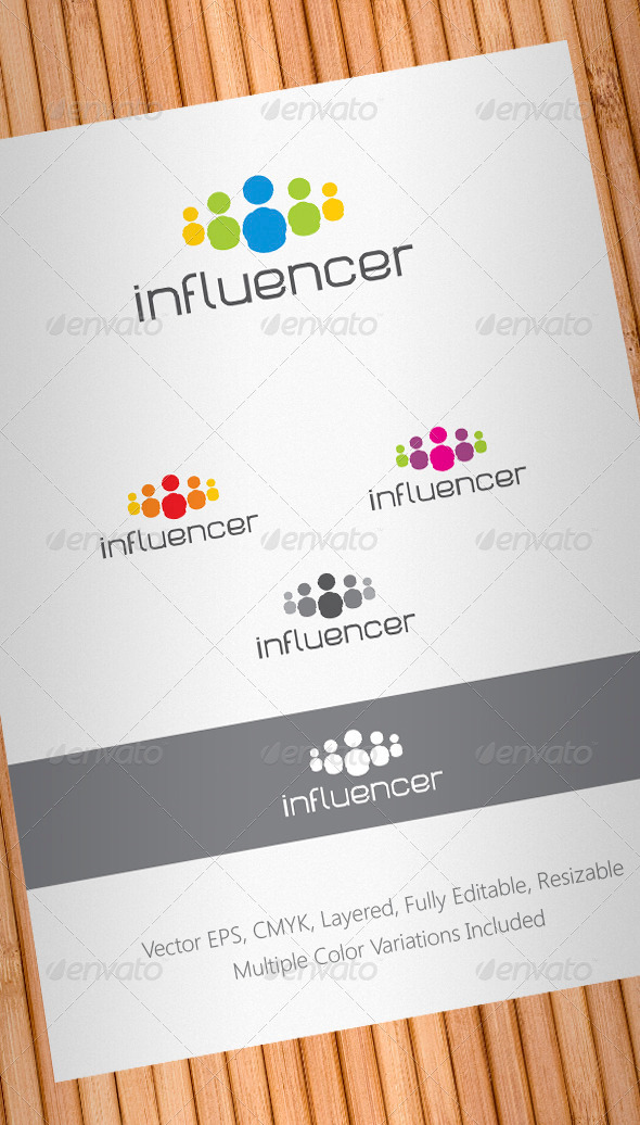 Social Media Influencer Logo Template - Humans Logo Templates