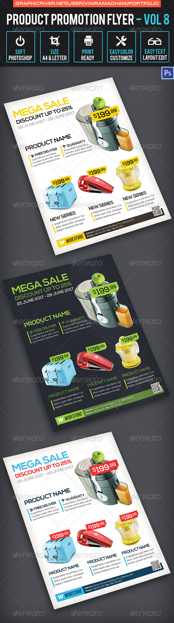 Product Promotion Flyer | Volume 8 - Commerce Flyers