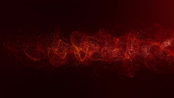 Abstract Fire Matrix Particles Background 06