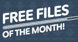 Envato Marketplaces Free Files of the Month Feb 2014