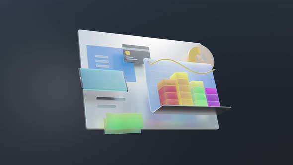 Easy animation of current trends and trends. alt