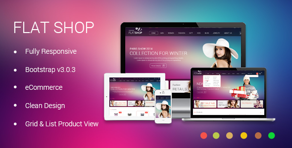 Marvelous The New Flat Shop - HTML Template