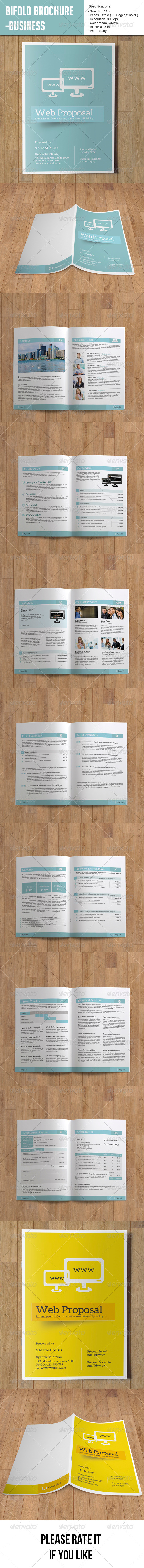 Bifold Template-Web Proposal - Corporate Brochures